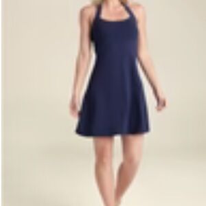 VENUS Navy Blue Halter Dress